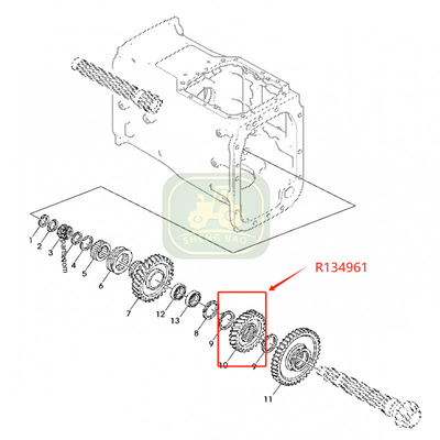トランスミッション交換 25/29T R134961 R113840 用のギア