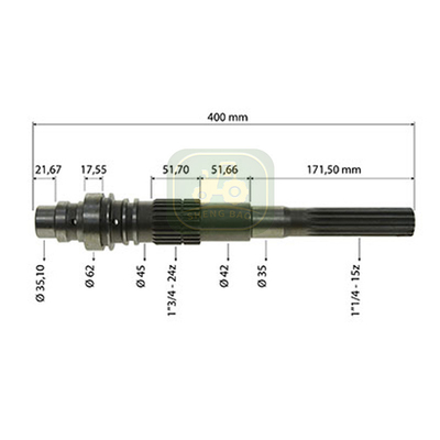 トラクター用トランスミッション部品 24/15T 81862939 47490475