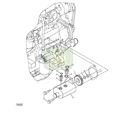 JD トラクター用液圧ポンプ 50L RE241577
