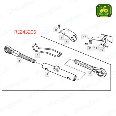 3点リンク部品 RE243206 リフトリンク トラクター用