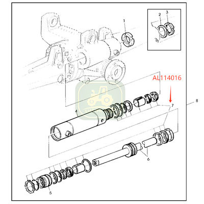 ステアリングとブレーキ部品 AL114016 AL166294 トラクター用シールキット