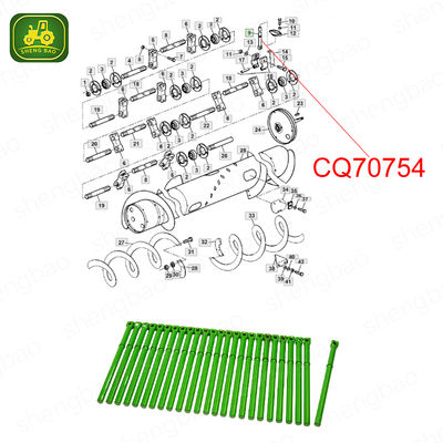 トラクター用カッティングプラットフォーム部品 CQ70754 クロスオーガーフィンガー