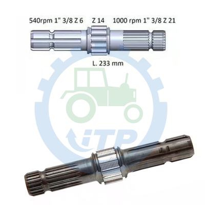 6430のためのL173241トラクターの予備品6100 7230 6125M 6330 PTOシャフト3.7KG